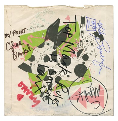 Lot 119 - Ian Dury & The Blockheads Signed 1978 Hit Me With Your Rhythm Stick 7” Single (UK)