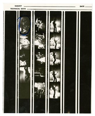 Lot 110 - Jimi Hendrix 1967/1968 USA Performance Ed Caraeff Contact Sheets (USA)