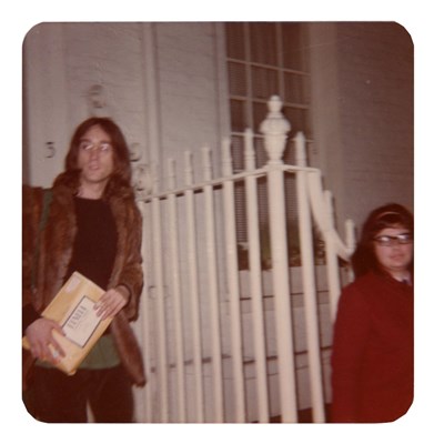 Lot 128 - John Lennon 1969 Apple Savile Row Unpublished Snapshot Photograph (UK)