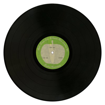 Lot 167 - Yoko Ono Two Double Sided Approximately Infinite Universe Apple Acetates (UK)
