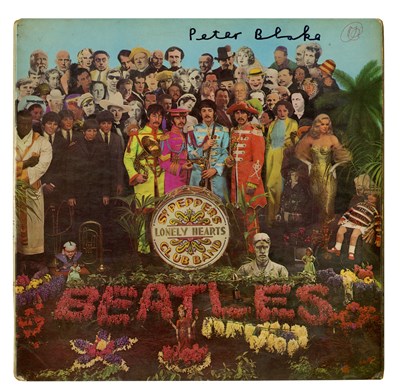 Lot 181 - The Beatles 1967 Sgt Pepper Lonely Hearts Club Band Peter Blake Signed LP (UK)