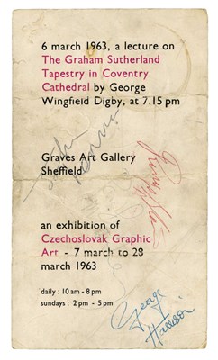 Lot 199 - The Beatles 1963 Sheffield Autographs (UK)