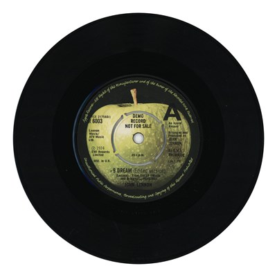 Lot 212 - John Lennon #9 Dream (Edited Version) 7 Inch Apple Demonstration Record (UK)