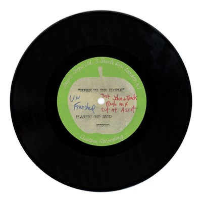 Lot 217 - The Plastic Ono Band 1971 Power To The People Unreleased Acetate Different Early Take (UK)