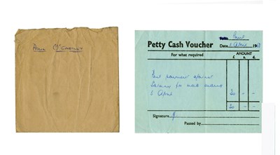 Lot 221A - Paul McCartney April 1963 Pay Slip In Original Envelope (UK)