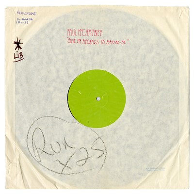 Lot 235 - Paul McCartney Give My Regards To Broad Street LP Test Pressing (UK)