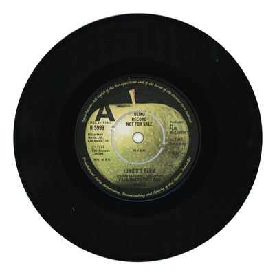 Lot 236 - Paul McCartney Junior’s Farm (Edited Version) 7 Inch Apple Demonstration Record (UK)