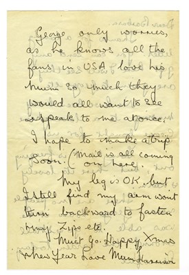 Lot 242 - Louise Harrison 1965 Handwritten Letter To A Fan With Photographs (UK)
