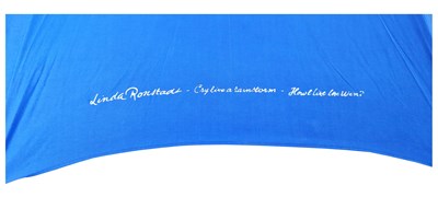 Lot 176 - Linda Ronstadt 1989 Cry Like A Rainstorm, Howl Like The Wind Promotional Umbrella (UK)