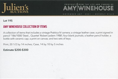 Lot 5 - Amy Winehouse Owned Leather Case (UK)