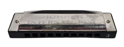 Lot 213 - Peter Green Owned Silver Star Harmonica (UK)