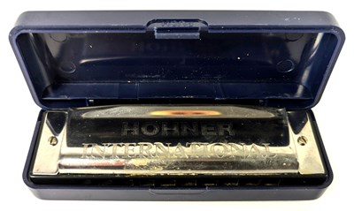 Lot 213 - Peter Green Owned Silver Star Harmonica (UK)