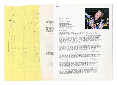 Lot 217 - Herman's Hermits Peter Noone Photo & Media Collection (UK)