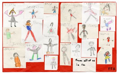 Lot 9 - Amy Winehouse 1988/1989 Primary School Self-Portrait (UK)