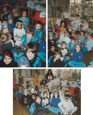 Lot 9 - Amy Winehouse 1988/1989 Primary School Self-Portrait (UK)