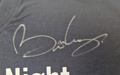 Lot 240 - Brian May Signed 1999 The Sky At Night T-Shirt (UK)
