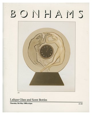 Lot 252 - Freddie Mercury Owned & Annotated 1988 Lalique Glass & Scent Bottles Bonhams Catalogue (UK)