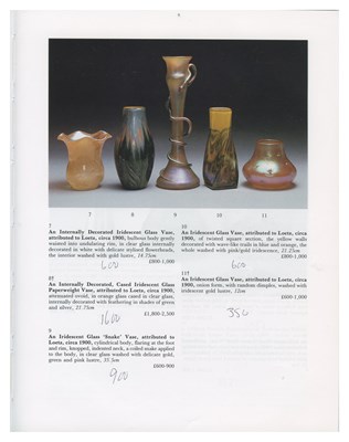 Lot 253 - Freddie Mercury Owned & Annotated 1991 Applied Arts From 1880 Sotheby's Catalogue (UK)