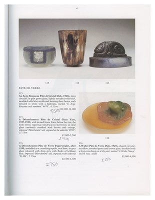 Lot 253 - Freddie Mercury Owned & Annotated 1991 Applied Arts From 1880 Sotheby's Catalogue (UK)