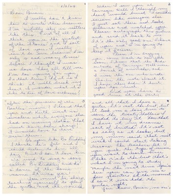 Lot 304 - Brian Jones 1960s Fan Letters (UK)