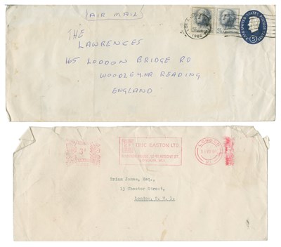 Lot 308 - Brian Jones 1960s Letters & Various Documents (UK)