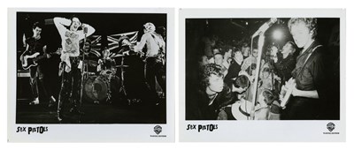 Lot 317 - The Sex Pistols 1978 Set Of 12 Warner Brothers Promotional Photographs (USA)