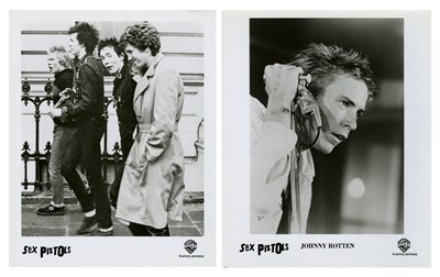 Lot 317 - The Sex Pistols 1978 Set Of 12 Warner Brothers Promotional Photographs (USA)