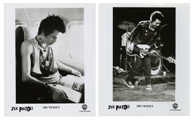 Lot 317 - The Sex Pistols 1978 Set Of 12 Warner Brothers Promotional Photographs (USA)