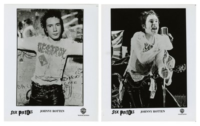 Lot 317 - The Sex Pistols 1978 Set Of 12 Warner Brothers Promotional Photographs (USA)