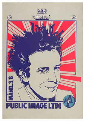 Lot 328 - Public Image Ltd 1987 Grona Lund, Stockholm Concert Poster (Sweden)
