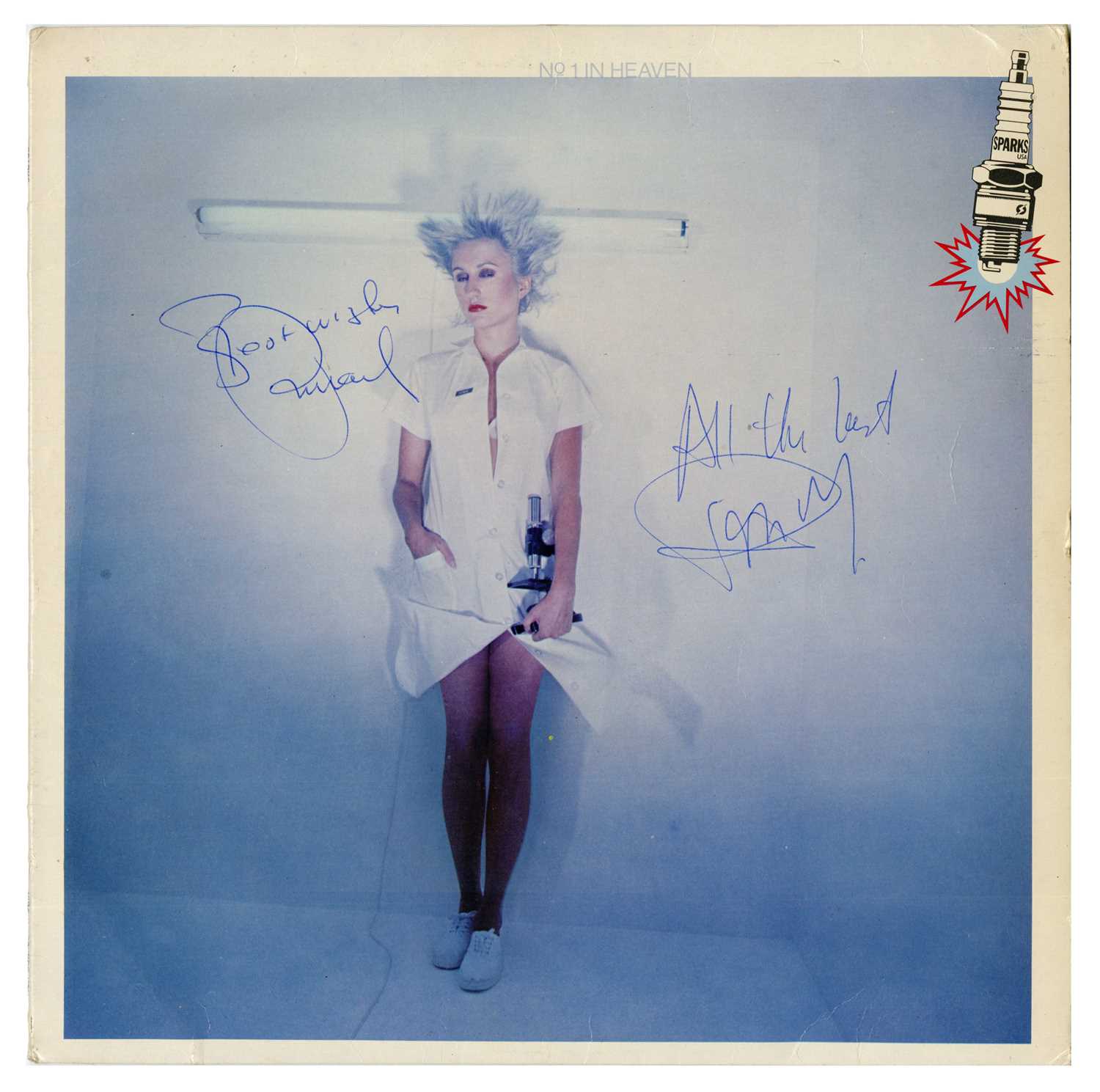 Lot 349 - Sparks Autographed 1979 No. 1 In Heaven LP (UK)