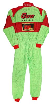 Lot 351 - Rick Parfitt Status Quo 1991 Carting Crew Jumpsuit  (UK)