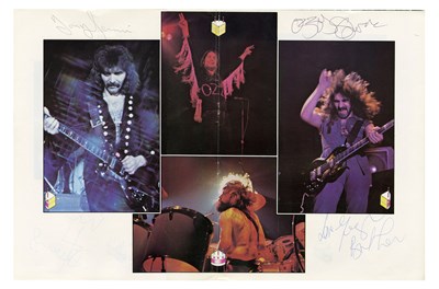 Lot 22 - Black Sabbath Signed 1978 Tour Programme (UK)