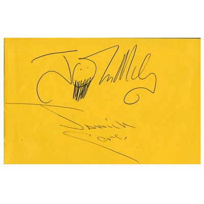Lot 370 - New Order, Thin Lizzy, Johnny Cash & Others Autograph Book (UK)