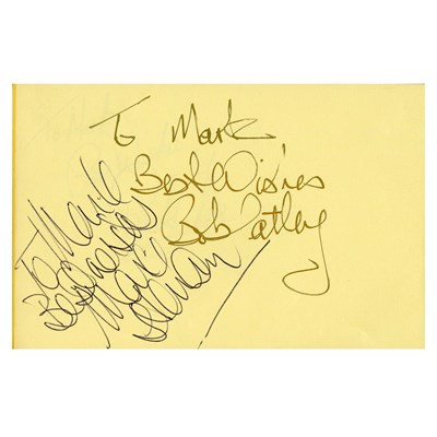 Lot 370 - New Order, Thin Lizzy, Johnny Cash & Others Autograph Book (UK)