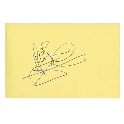 Lot 370 - New Order, Thin Lizzy, Johnny Cash & Others Autograph Book (UK)