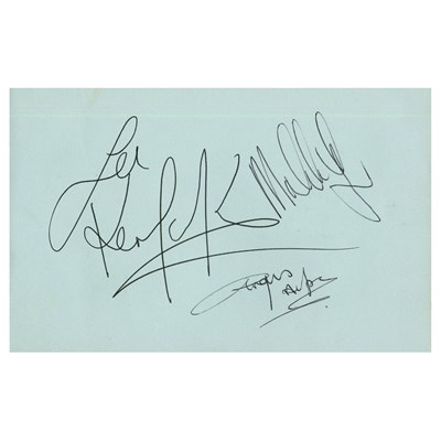 Lot 370 - New Order, Thin Lizzy, Johnny Cash & Others Autograph Book (UK)