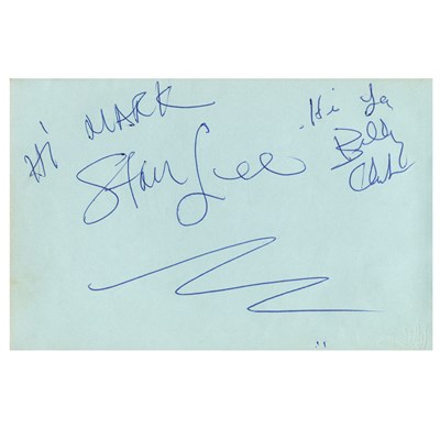 Lot 370 - New Order, Thin Lizzy, Johnny Cash & Others Autograph Book (UK)