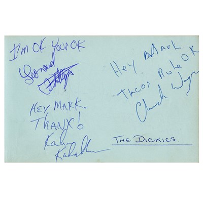 Lot 370 - New Order, Thin Lizzy, Johnny Cash & Others Autograph Book (UK)