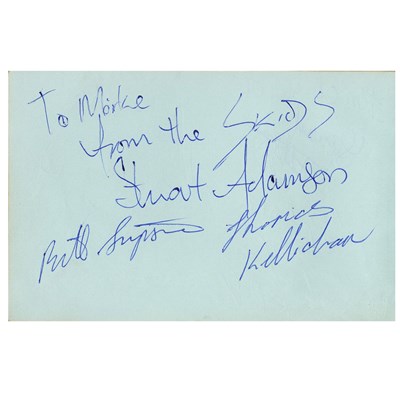 Lot 370 - New Order, Thin Lizzy, Johnny Cash & Others Autograph Book (UK)