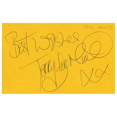 Lot 370 - New Order, Thin Lizzy, Johnny Cash & Others Autograph Book (UK)
