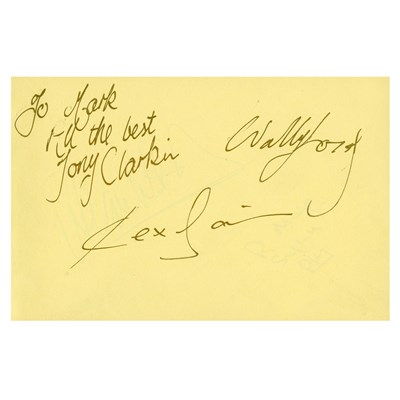 Lot 370 - New Order, Thin Lizzy, Johnny Cash & Others Autograph Book (UK)