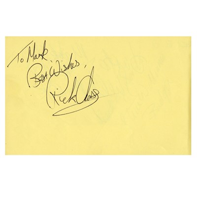 Lot 370 - New Order, Thin Lizzy, Johnny Cash & Others Autograph Book (UK)