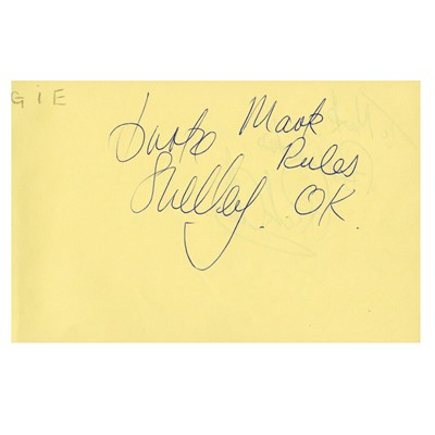 Lot 370 - New Order, Thin Lizzy, Johnny Cash & Others Autograph Book (UK)