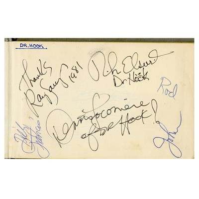 Lot 370 - New Order, Thin Lizzy, Johnny Cash & Others Autograph Book (UK)