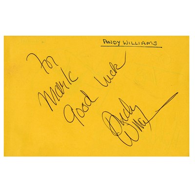 Lot 370 - New Order, Thin Lizzy, Johnny Cash & Others Autograph Book (UK)
