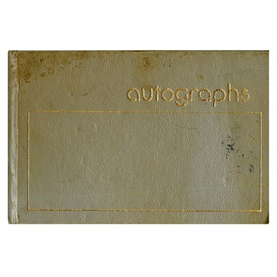 Lot 370 - New Order, Thin Lizzy, Johnny Cash & Others Autograph Book (UK)