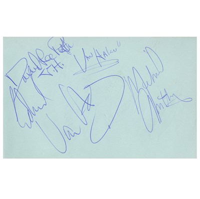 Lot 370 - New Order, Thin Lizzy, Johnny Cash & Others Autograph Book (UK)