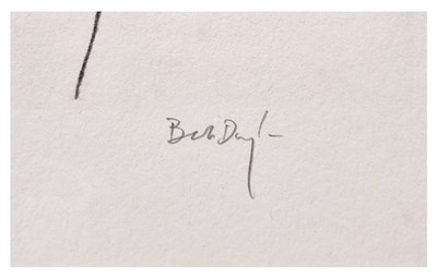 Lot 23 - Bob Dylan 2014 Drawn Blank Series Woman In Red Lion Pub Signed Limited Edition Lithograph (UK)