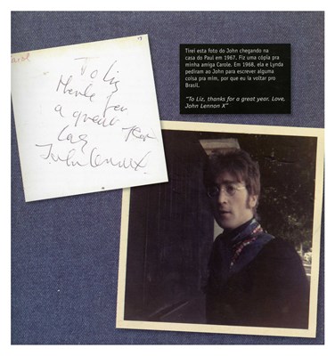 Lot 193 - John Lennon 1968 Autographed Snapshot & Unsigned 1967 Snapshot Lizzie Bravo Collection (UK)